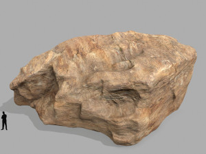 desert rock Modello 3D