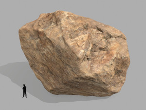 desert rock Modello 3D
