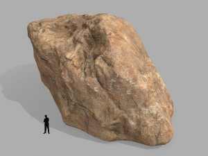 desert rock Modello 3D