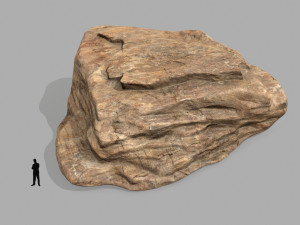 desert rock Modello 3D