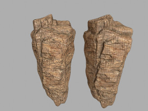 desert rock Modello 3D