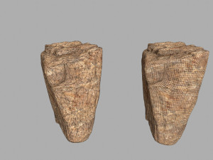 desert rock Modello 3D