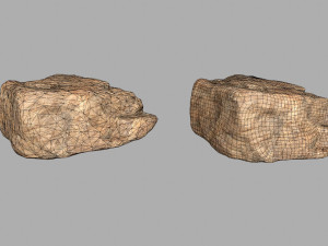 desert rock Modello 3D