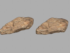 desert rock Modello 3D