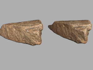 desert rock Modello 3D