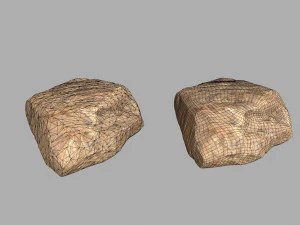 desert rock 3D Model