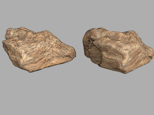 desert rock Modello 3D