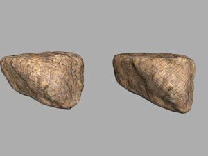 desert rock Modello 3D