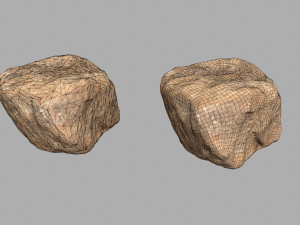 desert rock Modello 3D
