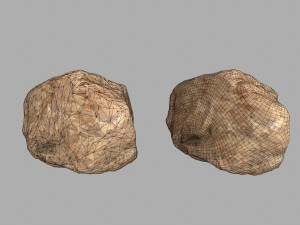 desert rock Modello 3D