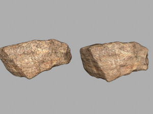 desert rock Modello 3D