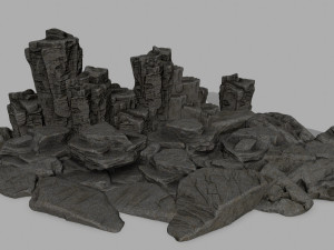 rocks 3D मॉडल