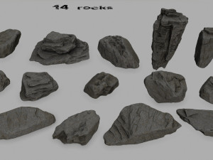 rocks 3D 模型
