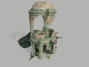 oldtemple Model 3D