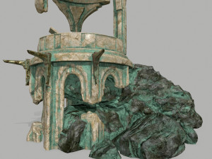 oldtemple Model 3D