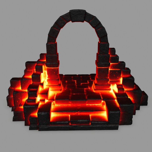 gate 3D Модель .c4d .max .obj .3ds .fbx .stl .blend