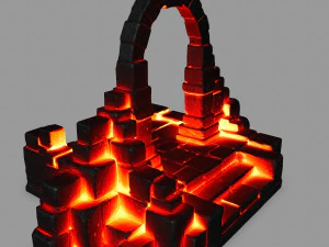 ゲート 3Dモデル