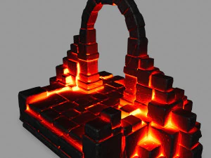 ゲート 3Dモデル