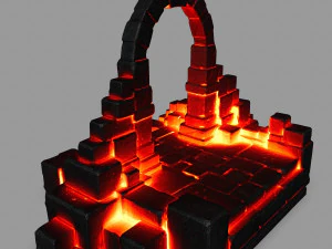 ゲート 3Dモデル