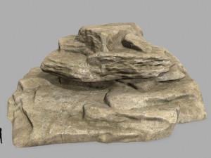 sea rocks Modèle 3D