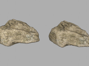 sea rocks Modèle 3D