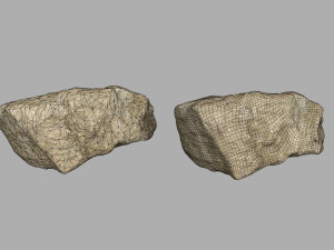 sea rocks Modèle 3D