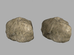 sea rocks Modèle 3D