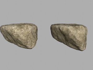 sea rocks Modèle 3D