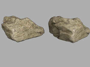 sea rocks Modèle 3D