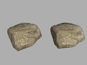sea rocks Modèle 3D