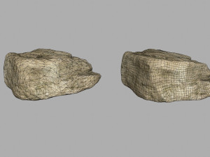 sea rocks Modèle 3D