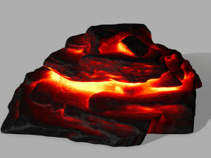 lava rocks 3D Model