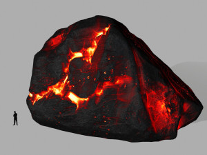 lava rocks 3D Model
