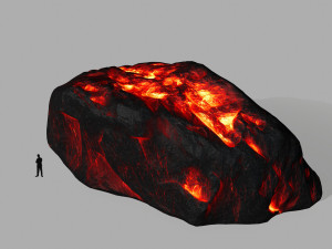 lava rocks 3D Model