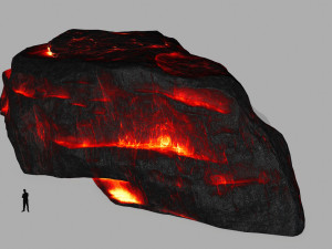 lava rocks 3D Model