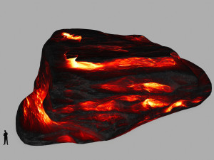 lava rocks 3D Model