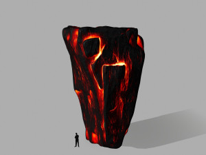 lava rocks 3D Model
