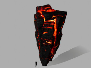 lava rocks 3D Model