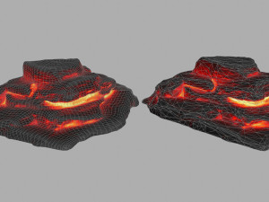 lava rocks 3D Model