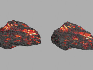 lava rocks 3D Model