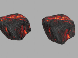 lava rocks 3D Model