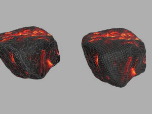 lava rocks 3D Model