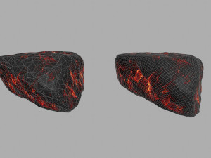 lava rocks 3D Model