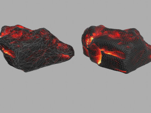 lava rocks 3D Model