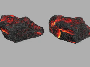 lava rocks 3D Model
