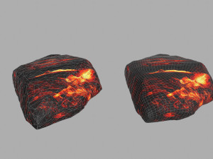 lava rocks 3D Model
