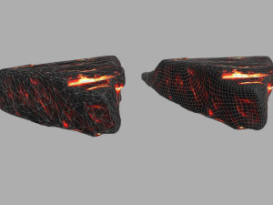 lava rocks 3D Model