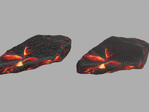 lava rocks 3D Model