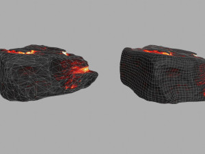 lava rocks 3D Model