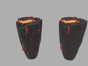 lava rocks 3D Model